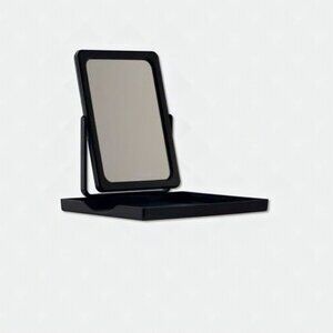 Mary Kay Portable Stand-Up Mirror with Tray and Mesh Zip Bag Non-Magnified, New